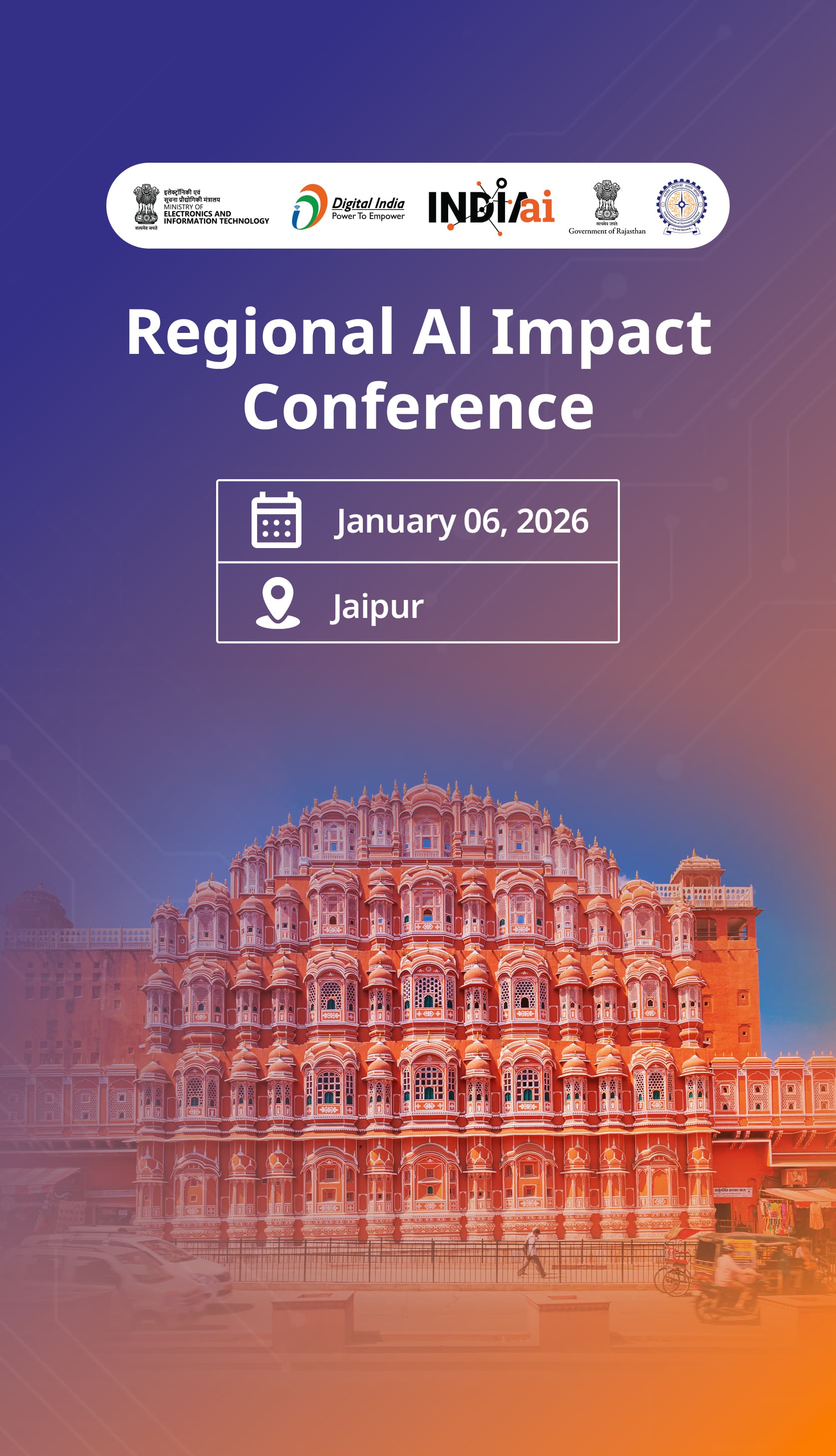 Jaipur Regional AI Summit Mobile Banner