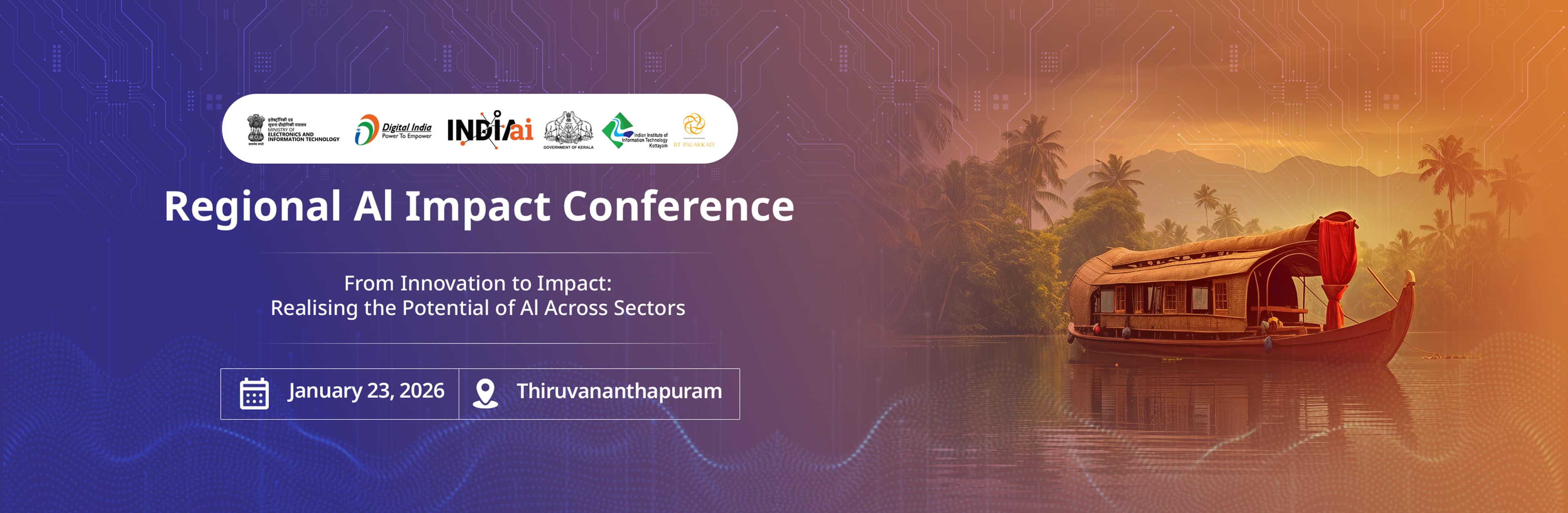 Kerala Regional AI Summit Desktop Banner