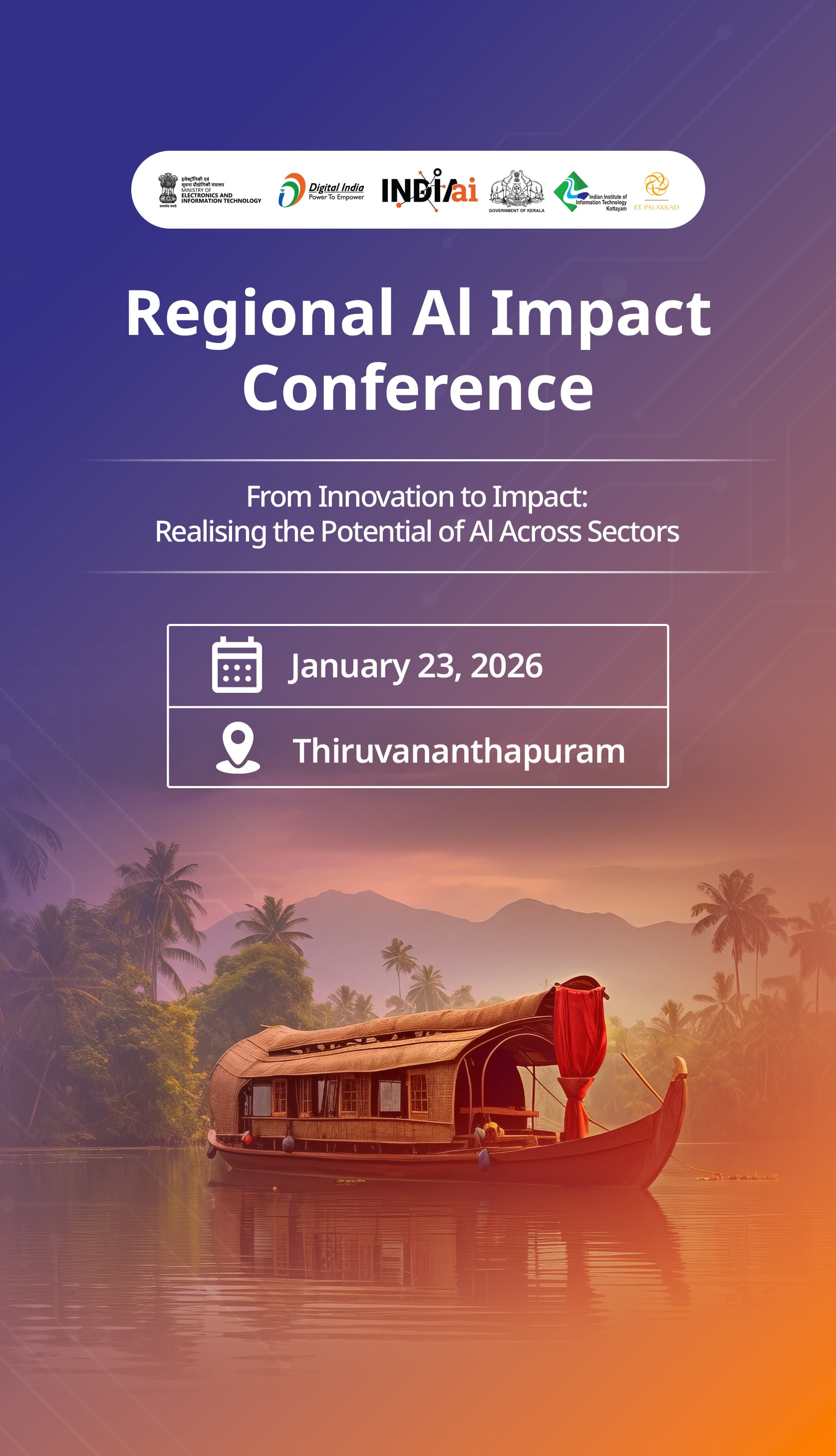 Kerala Regional AI Summit Mobile Banner