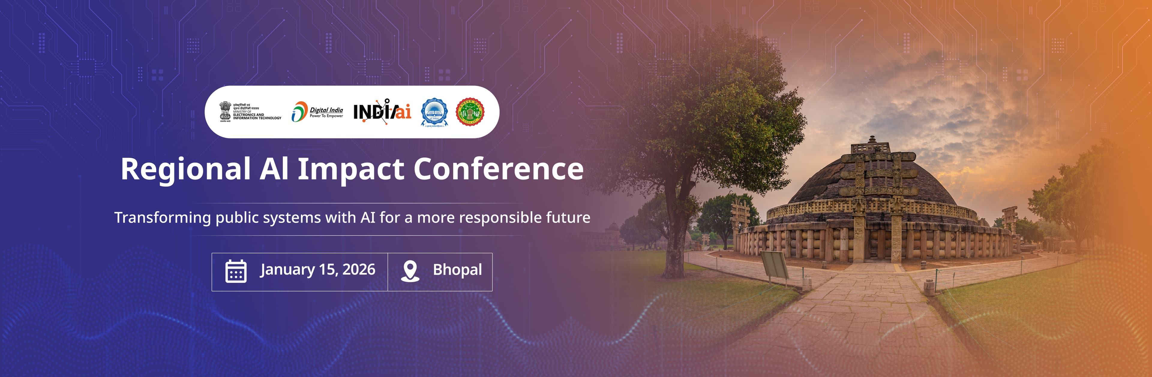 Madhya Pradesh Regional AI Summit Desktop Banner
