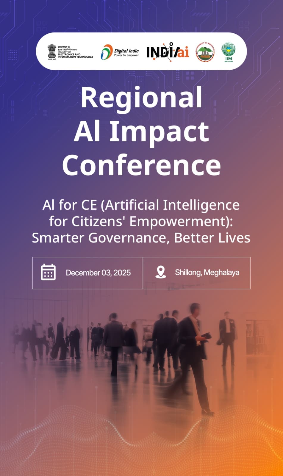 Meghalaya Regional AI Summit Mobile Banner