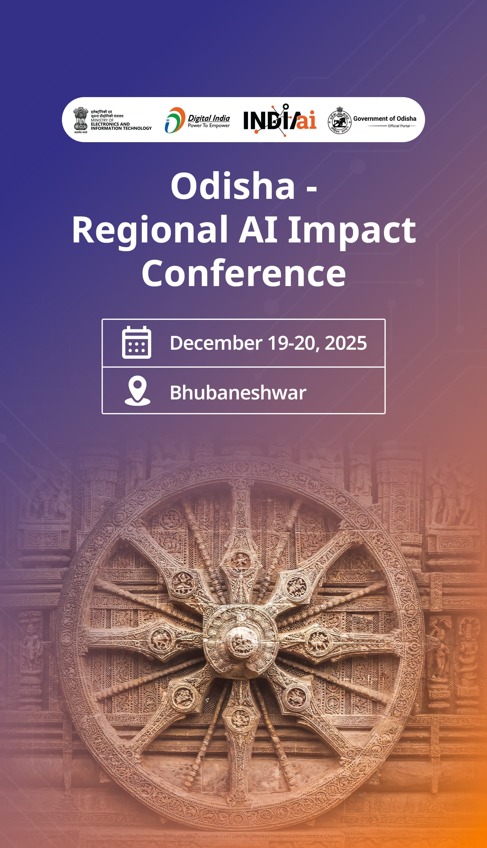 Odisha Regional AI Summit Mobile Banner