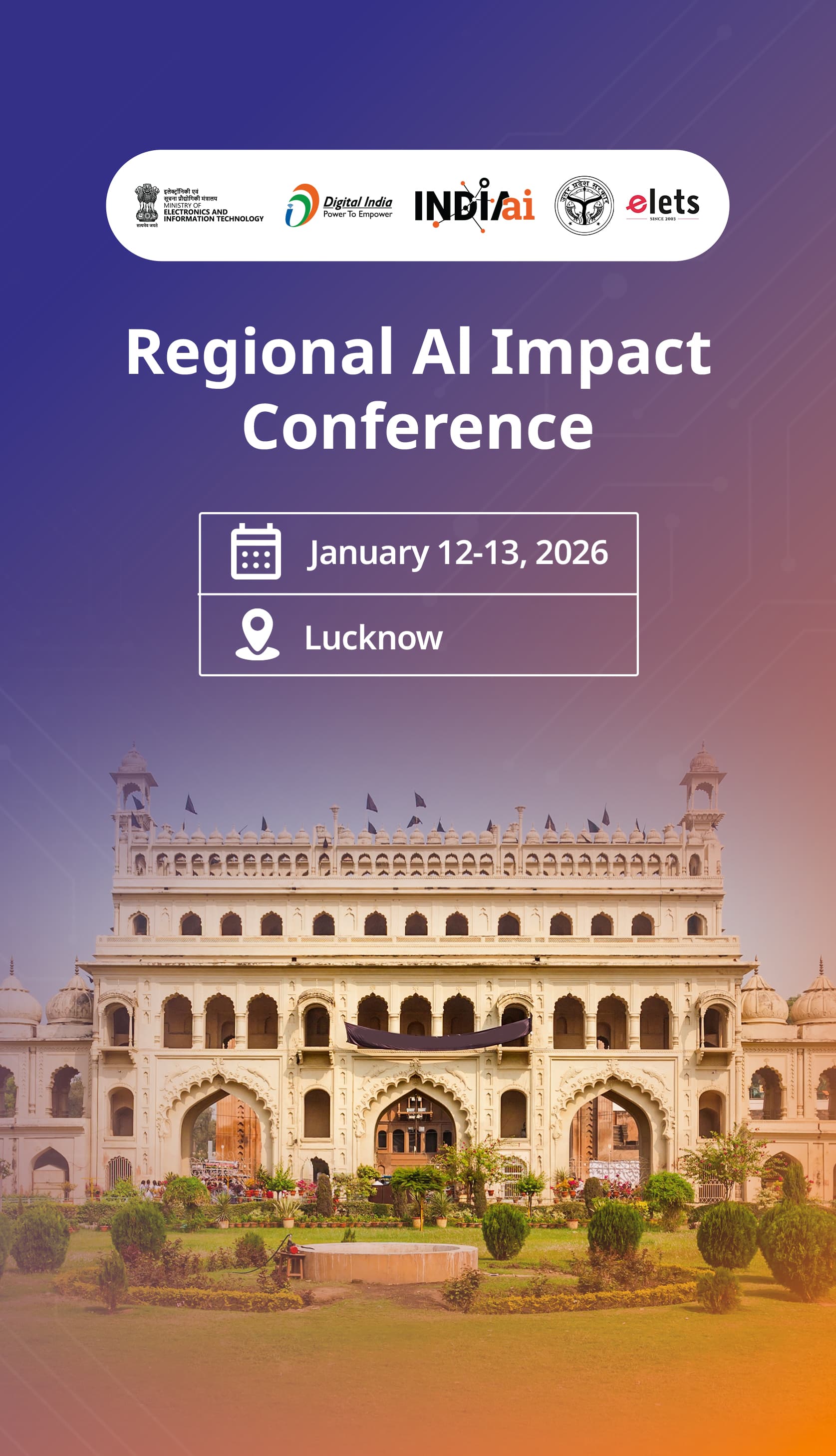 Uttar Pradesh Regional AI Summit Mobile Banner